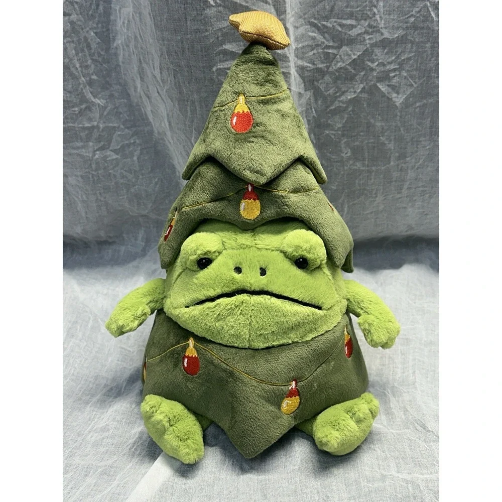 Jellycat Christmas Tree Ricky Rain Frog - NWT New w Tags - Holiday - Authentic